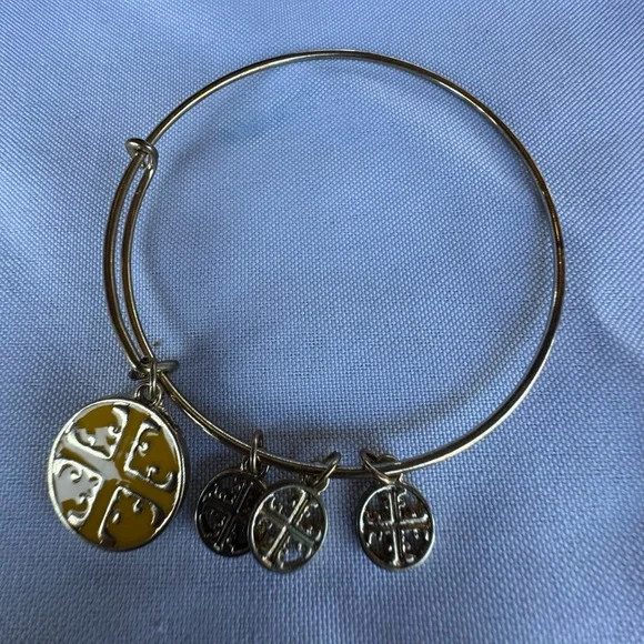 Tory Burch Gold and Yellow Charm Bracelet - Picture 2 of 5